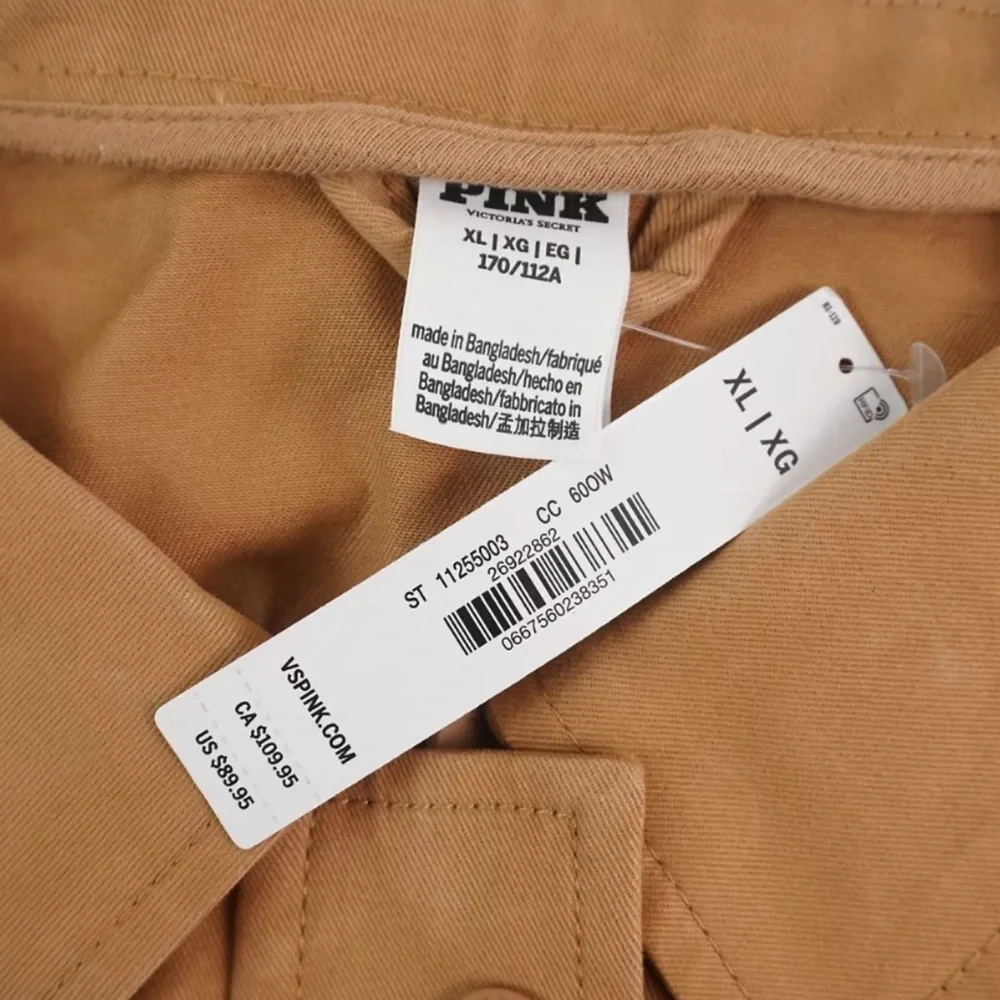 PINK • Victoria’s Secret Toffee Cargo Utility Jacket
